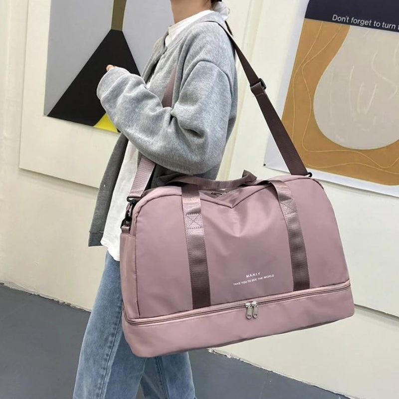 practical women's handbag for travel - Black - Blue - Pink - Purple