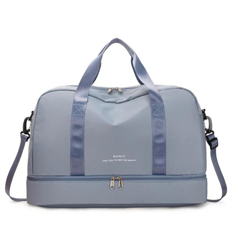 travel shoulder bag women - Blue
