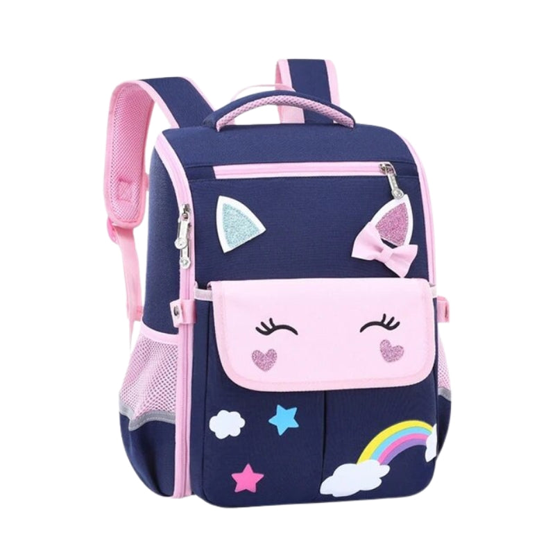 wheeled bag - Blue and Pink - Without Wheels