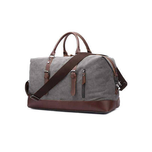 travel bag with large opening - Grey - Gray - M
