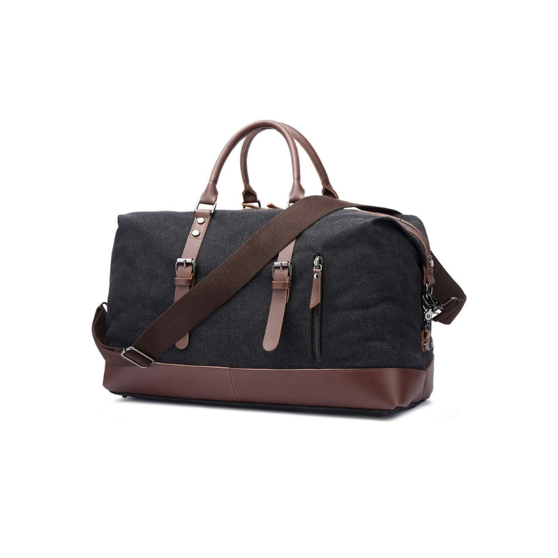 travel canvas bag - Black
