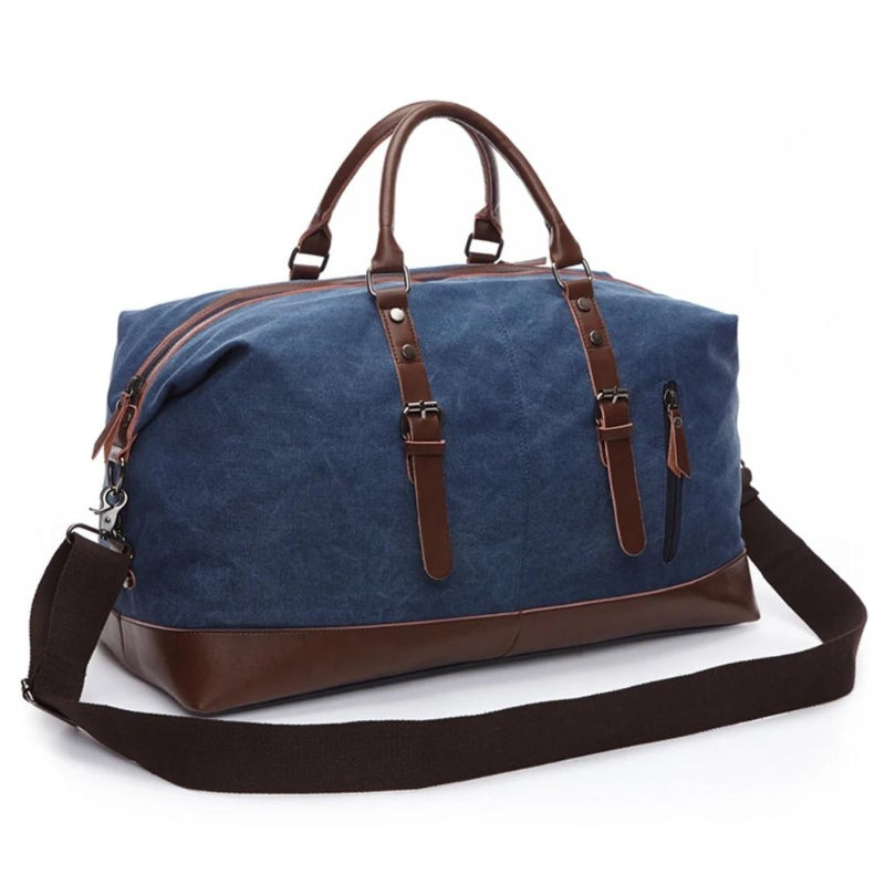 men's fabric travel bag - Blue