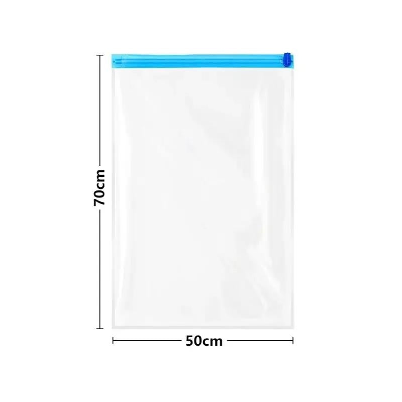 vacuum-free travel compression bag - 5 Pieces - 50x70 cm