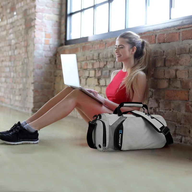 cabin luggage sports bag - Light Grey - Light Gray - Dark Grey - Dark Gray - Black - Blue