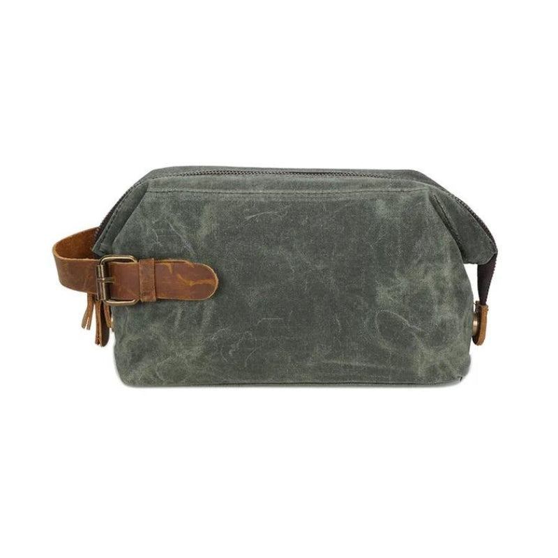 large toiletry bag for men - Green