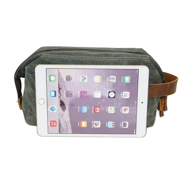 original toiletry bag for men - Blue - Grey - Gray - Green - Brown - Khaki