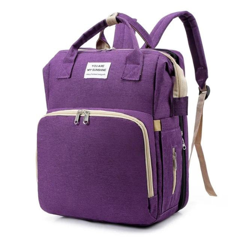 diaper bag or backpack - Purple