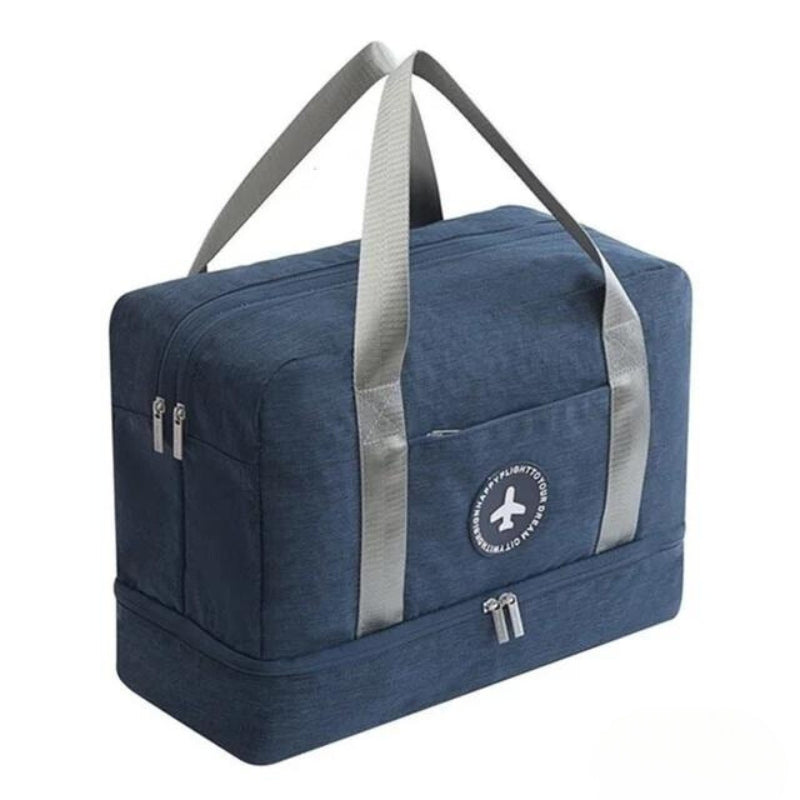 shoe compartment bag - Navy blue