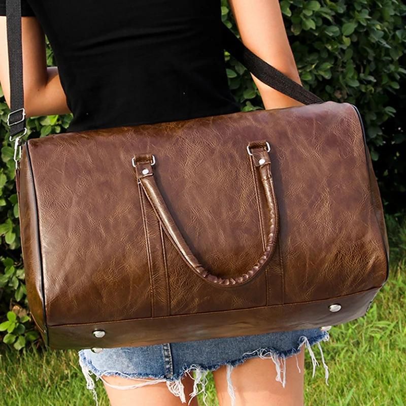 vintage travel bag for female - Black - Blue - Coffee Brown - Brown