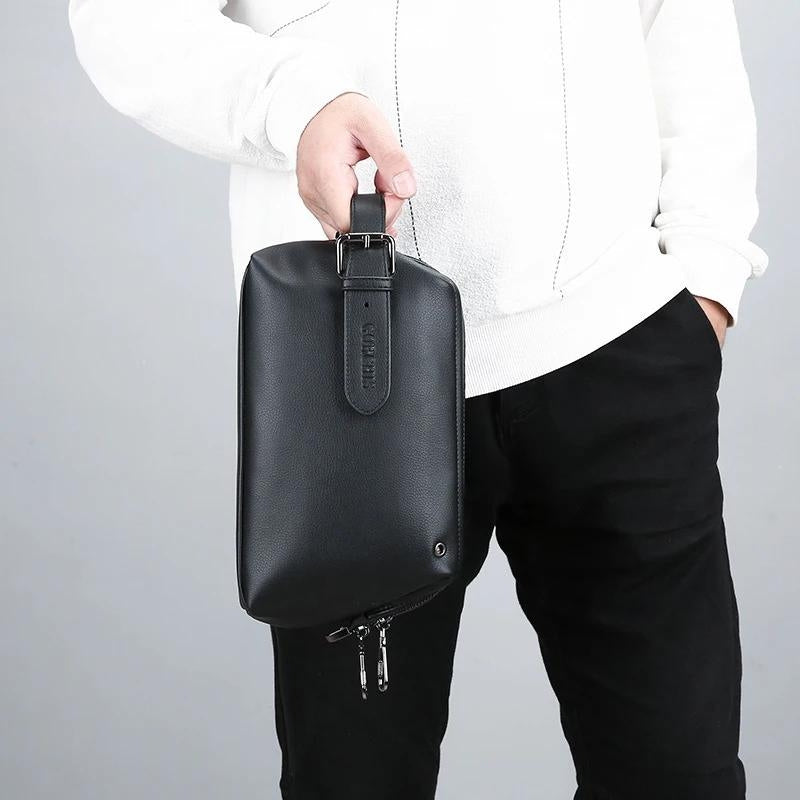 toiletry bag - Black - Brown