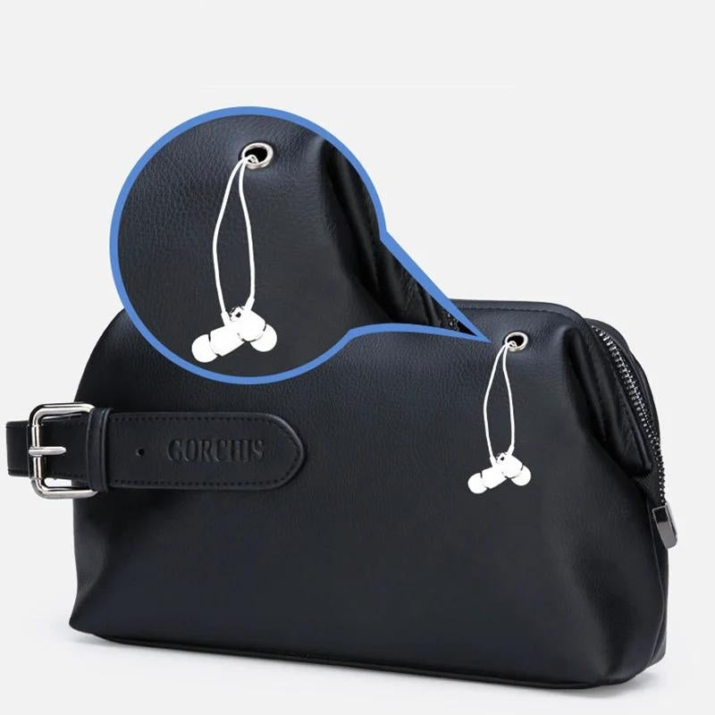 airplane toiletry bag - Black - Brown