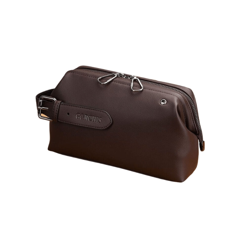toiletry bag for men - Brown