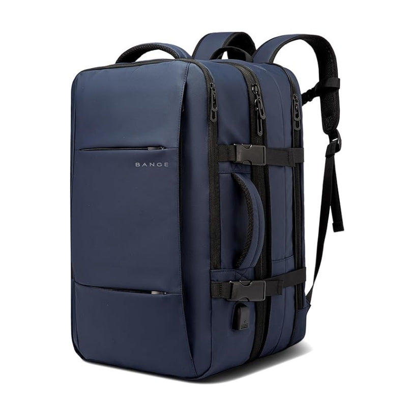 expandable travel backpack - Blue