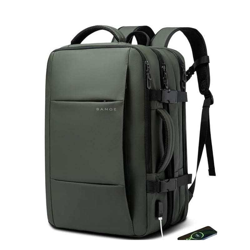 expandable travel backpack - Green