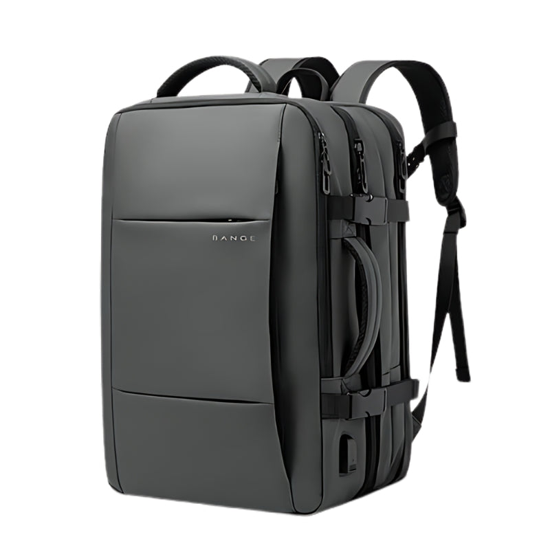 expandable travel backpack - Grey - Gray