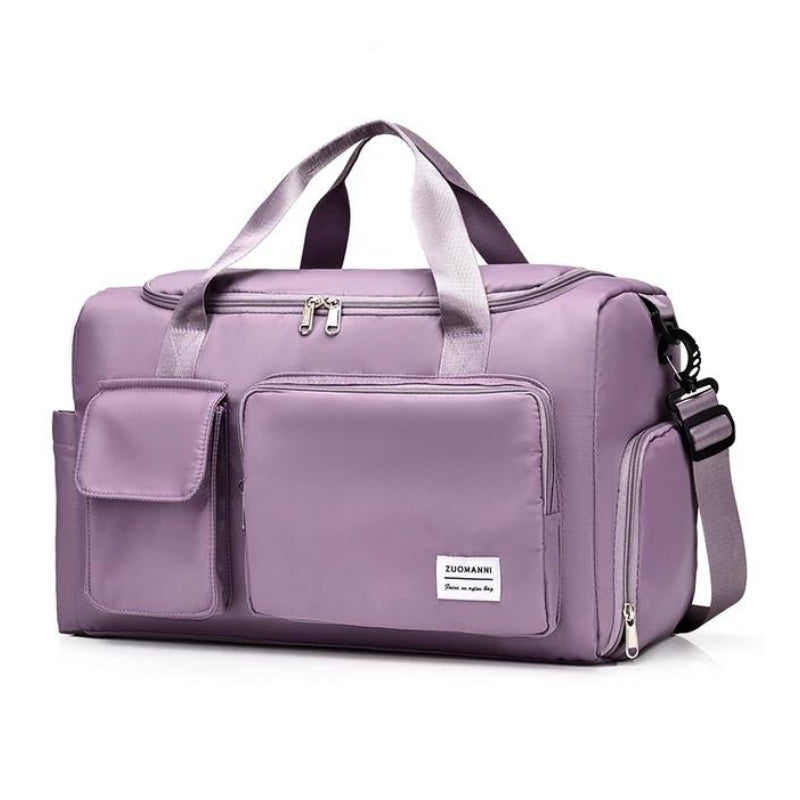 travel bag shoe compartment - Lavender