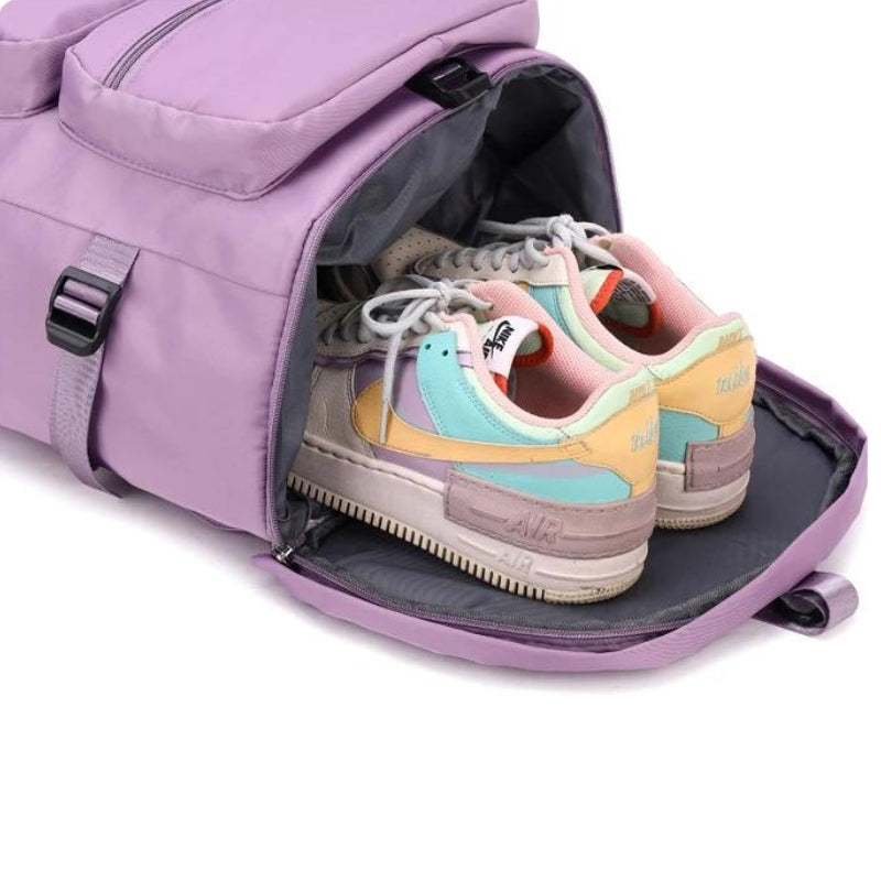 plus size women's travel bag - Navy Blue - Black - Sky Blue - Grey - Gray - Purple - Pink