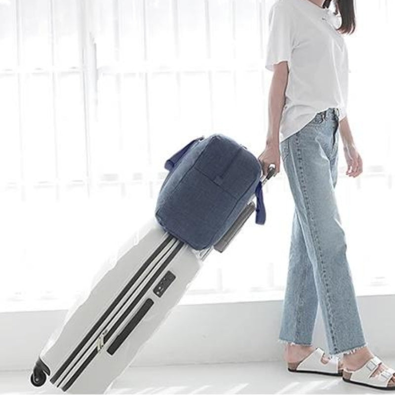 foldable travel bag bag carried by hand - Yellow - Black - Blue