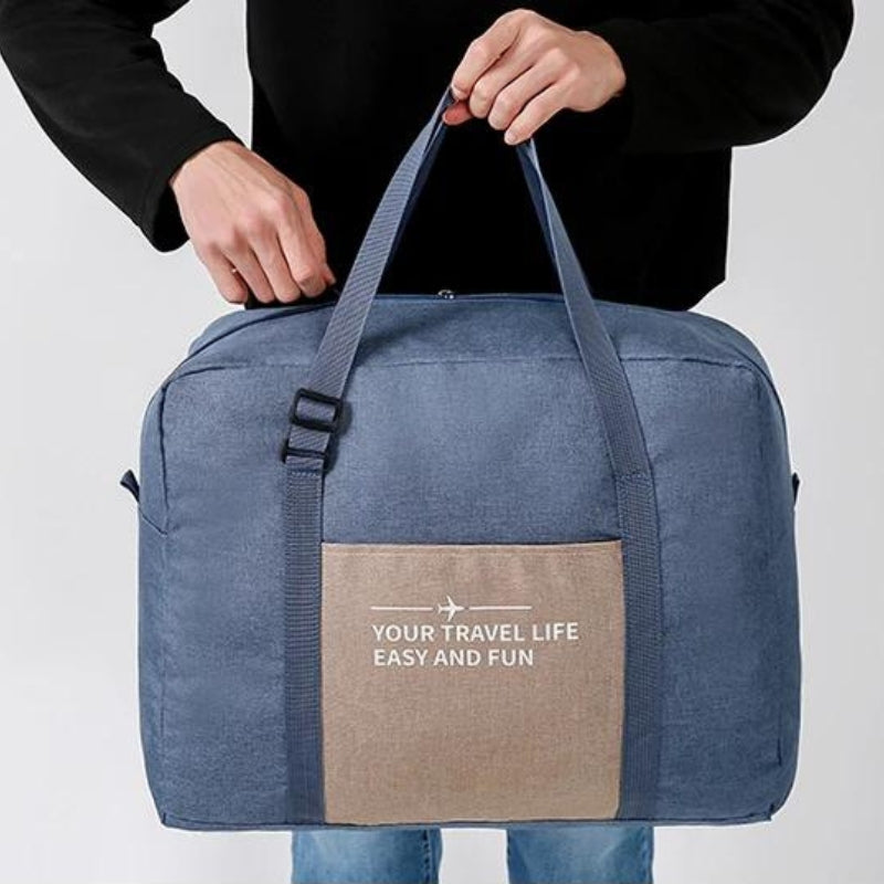foldable travel bag pouch - Blue