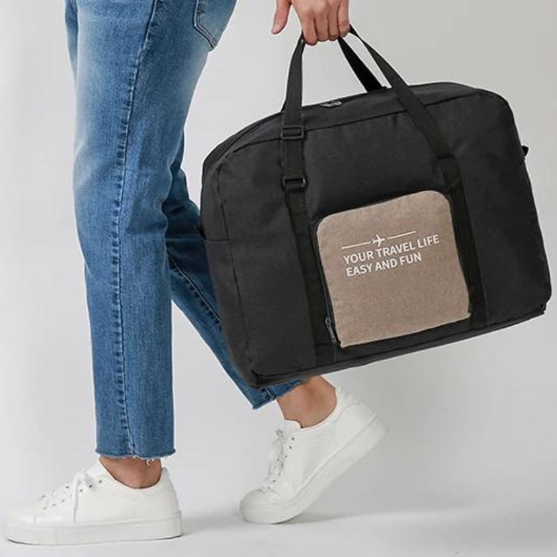 foldable travel bag pouch - Black