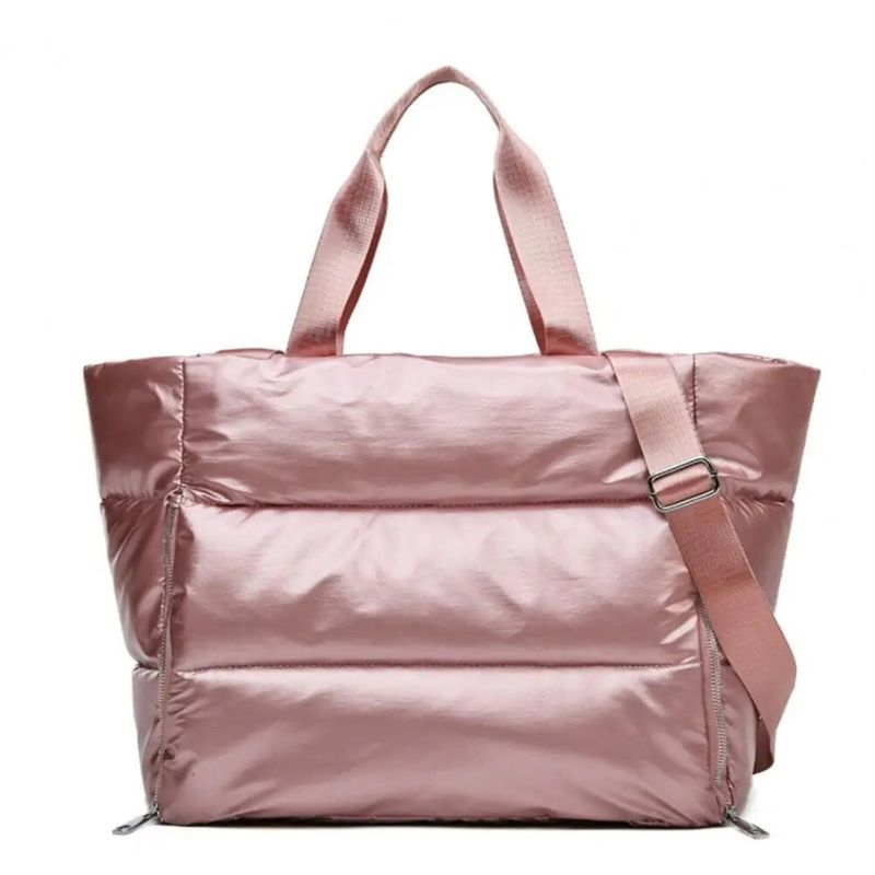 women's puffer bag - Pink