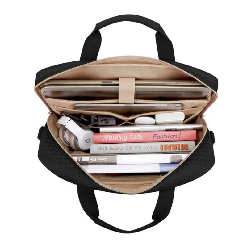 bag for laptop - Pink - Black
