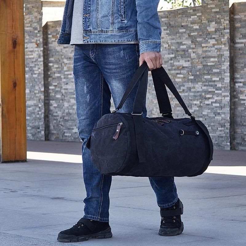 duffel travel bag for men - Black - Grey - Gray - Green - Khaki