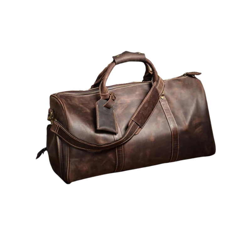 leather bag for men - Brown - Model 1