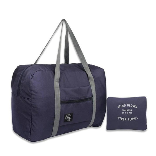 ultra lightweight foldable travel bag - Dark blue
