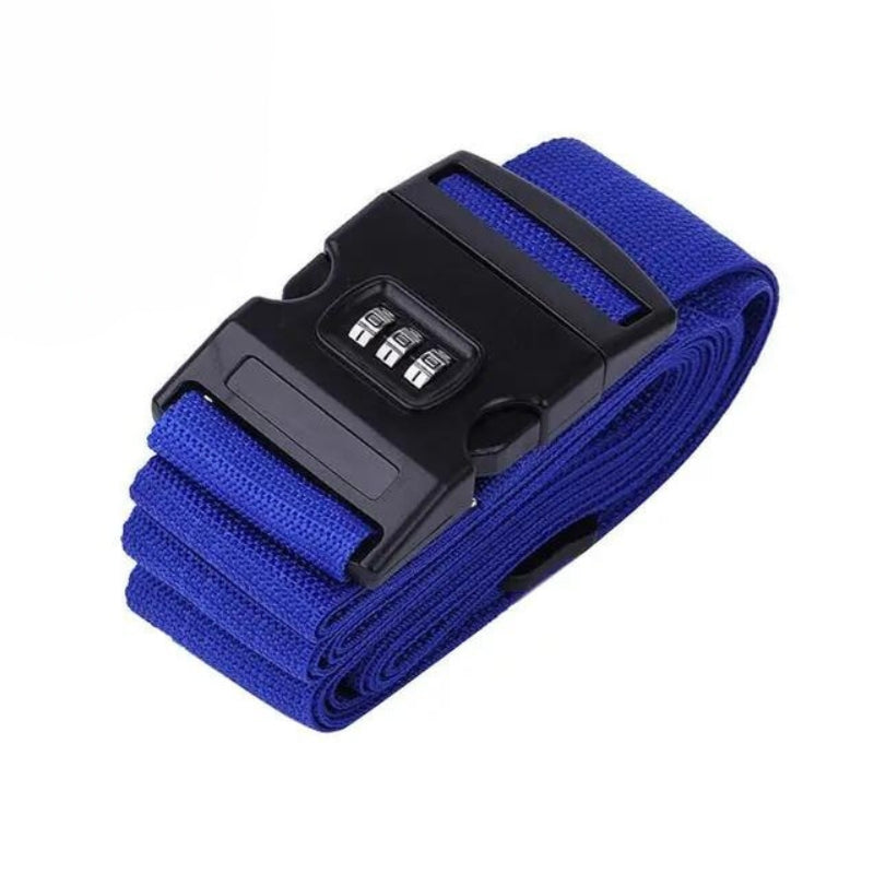 combination luggage strap - Blue