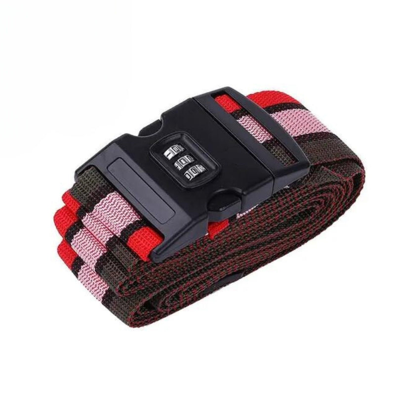 coded luggage strap - Grey and Pink - Gray and Pink