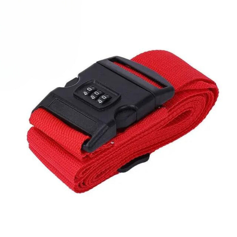 luggage code strap - Red