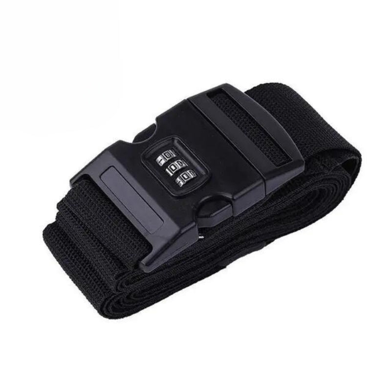 airplane suitcase strap - Black