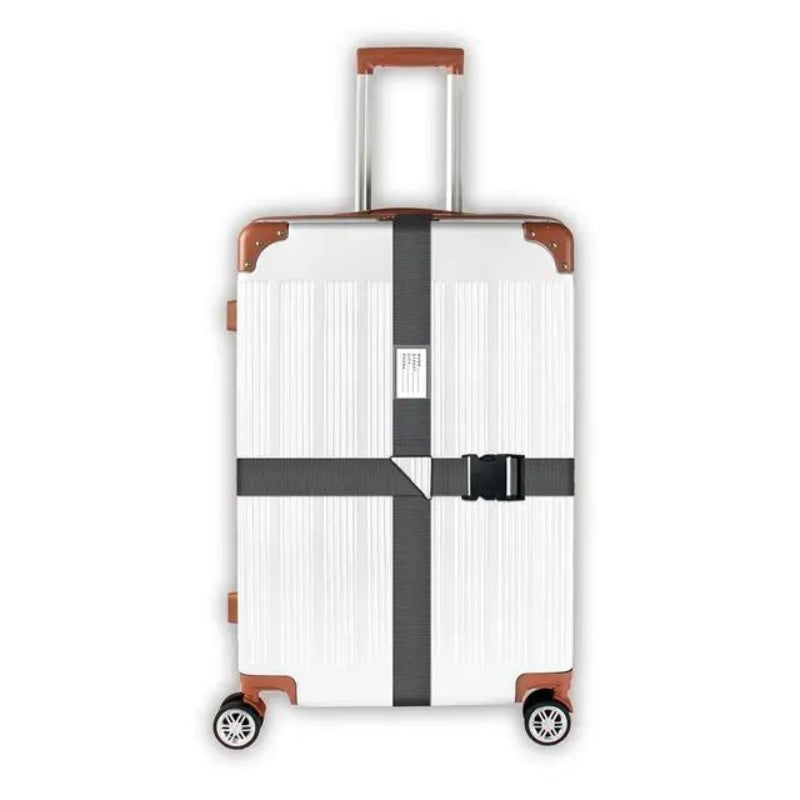 cross suitcase strap - Grey - Gray
