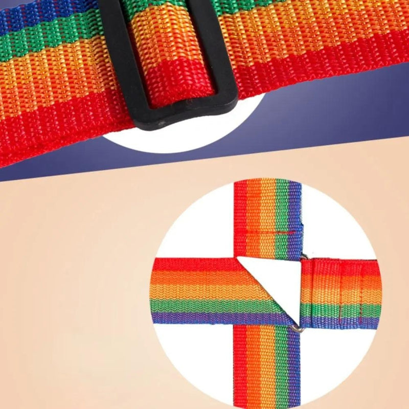 suitcase strap - Grey - Gray - Black - Blue - Orange - Multicoloured - Multicolored
