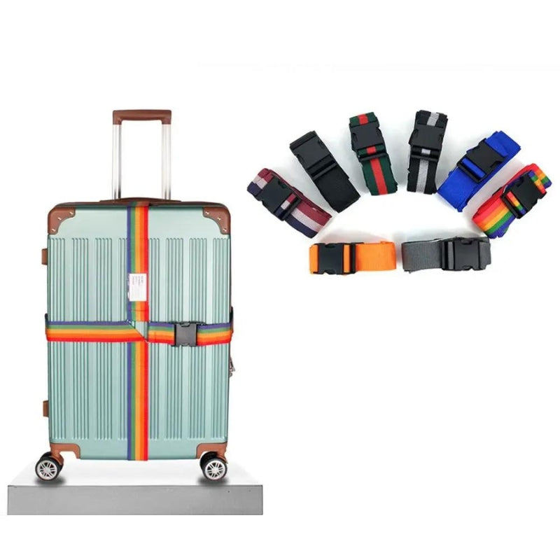 cross strap for suitcase - Grey - Gray - Black - Blue - Orange - Multicoloured - Multicolored