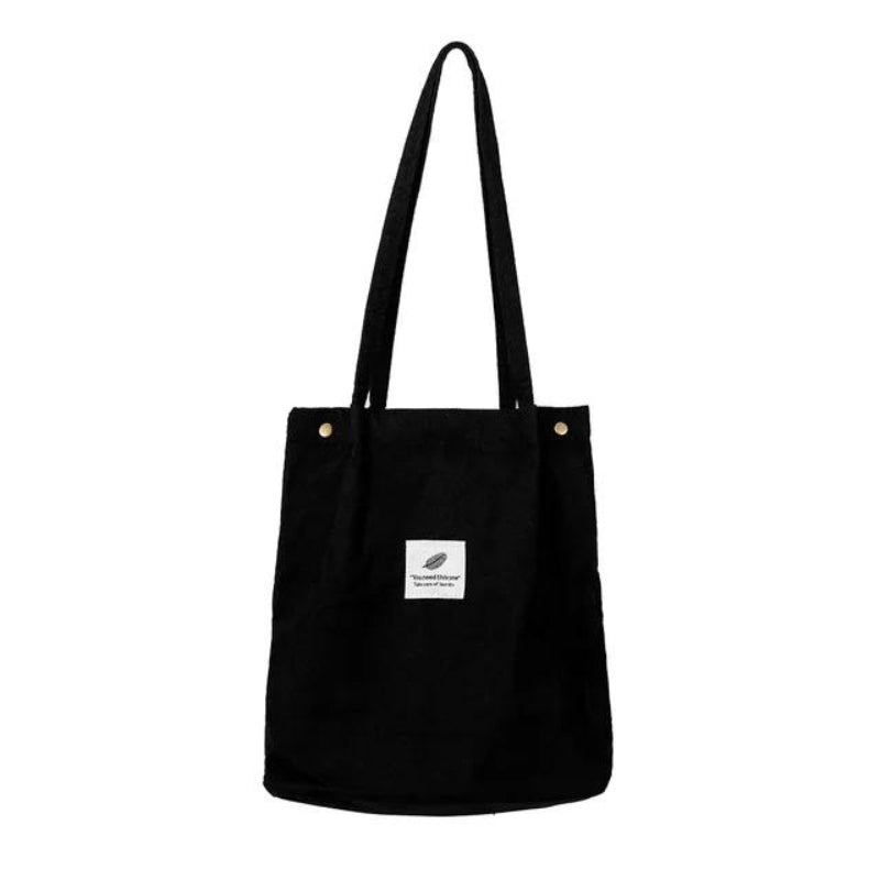 black travel tote bag - Black