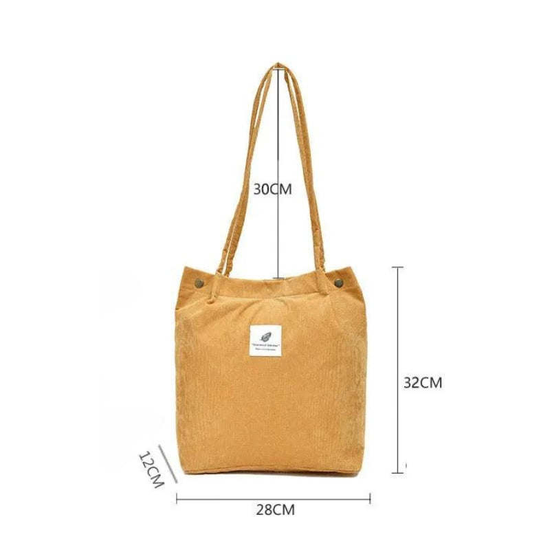 travel tote bag dimensions displayed - Pink - Yellow - White - Green - Beige 1 - Beige 2 - Beige 3 - Black - Grey - Gray - Brown - Red
