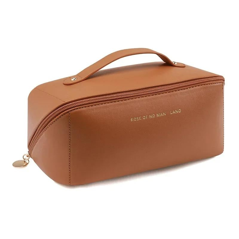 luxury makeup bag - Brown
