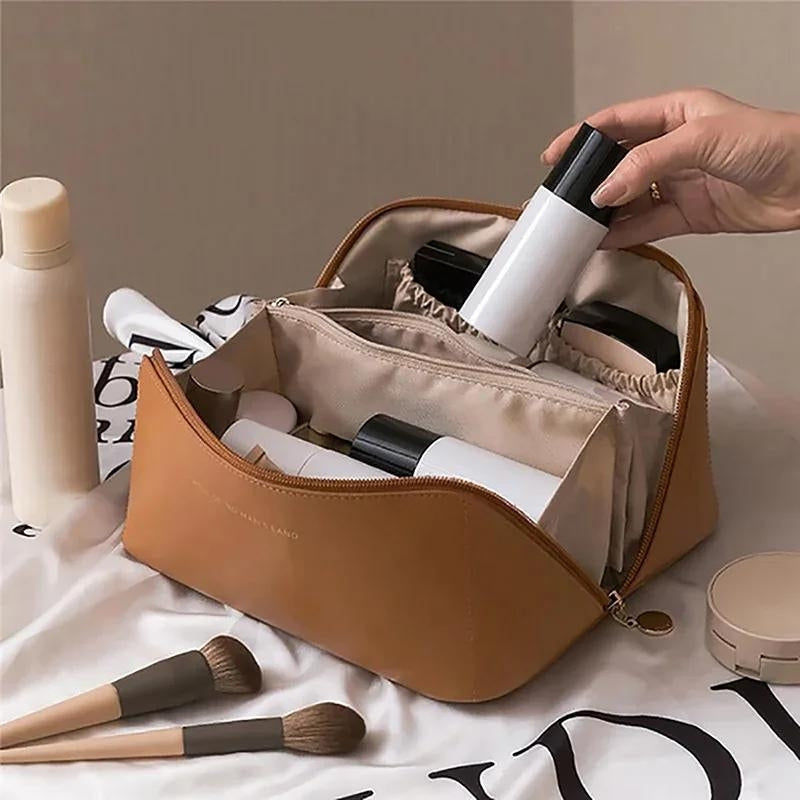 luxury toiletry bag - Pink - Beige - Brown - Black - Green