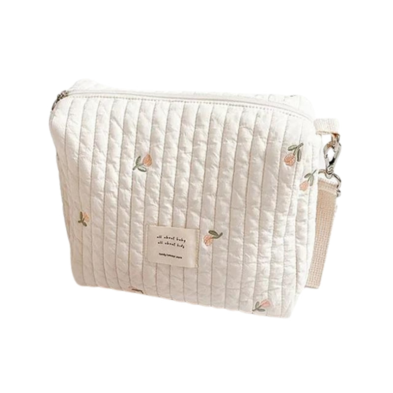 newborn toiletry bag - Rose Flower Print
