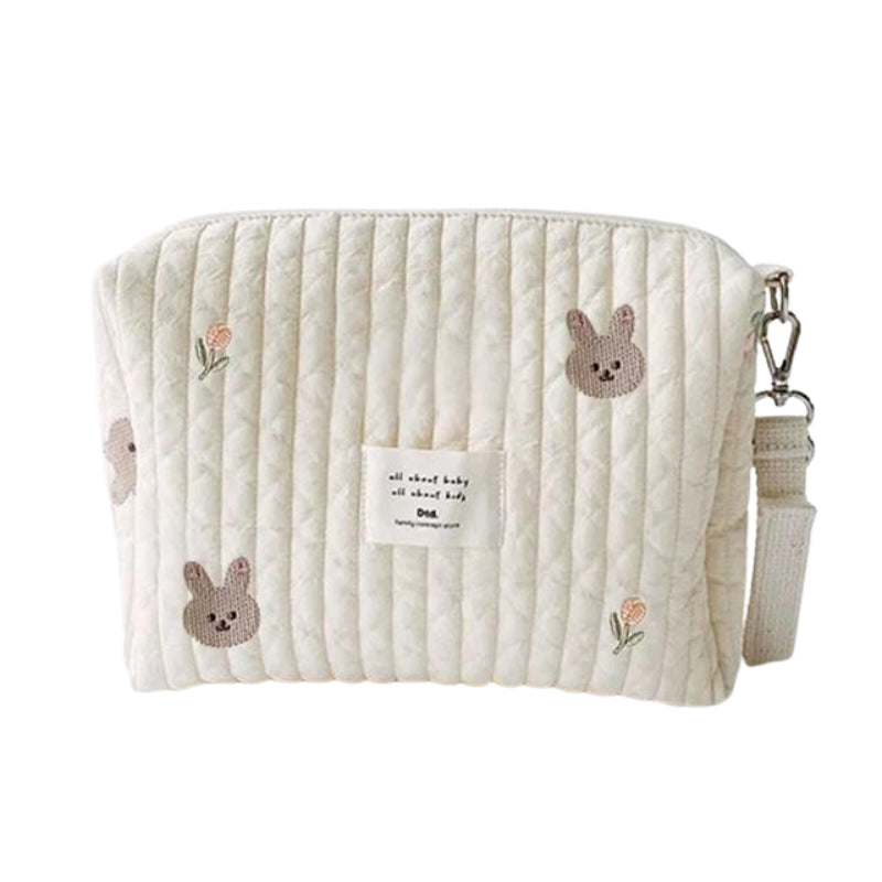 baby boy toiletry bag - Rabbit Print