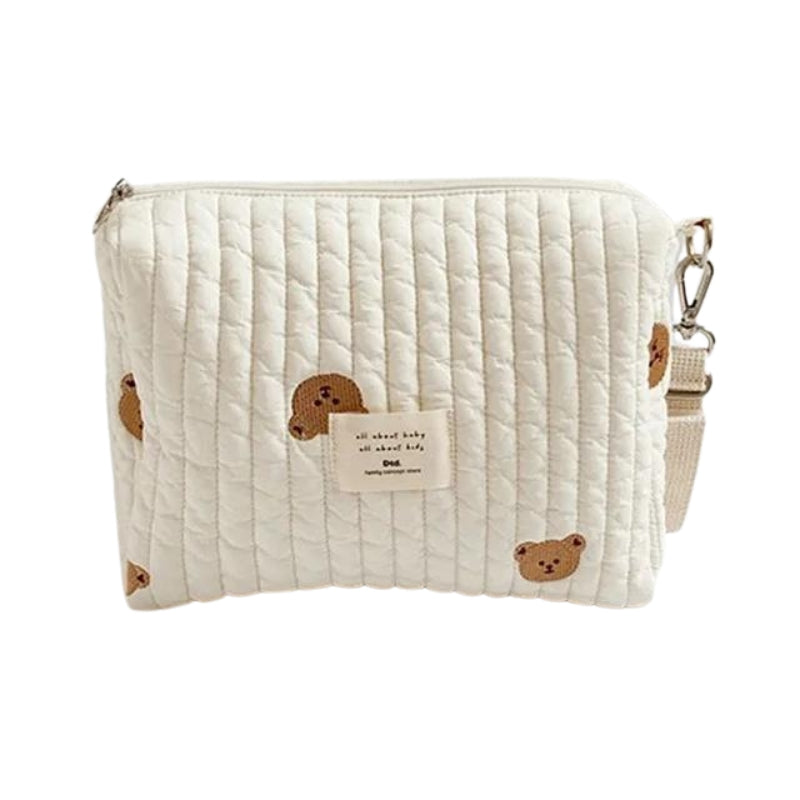 newborn baby toiletry bag - Little Bear Print