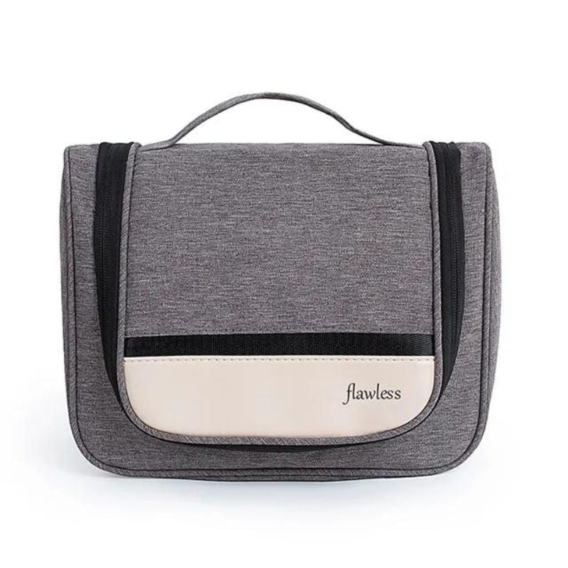 toiletry bag with suspension hook - Grey - Gray