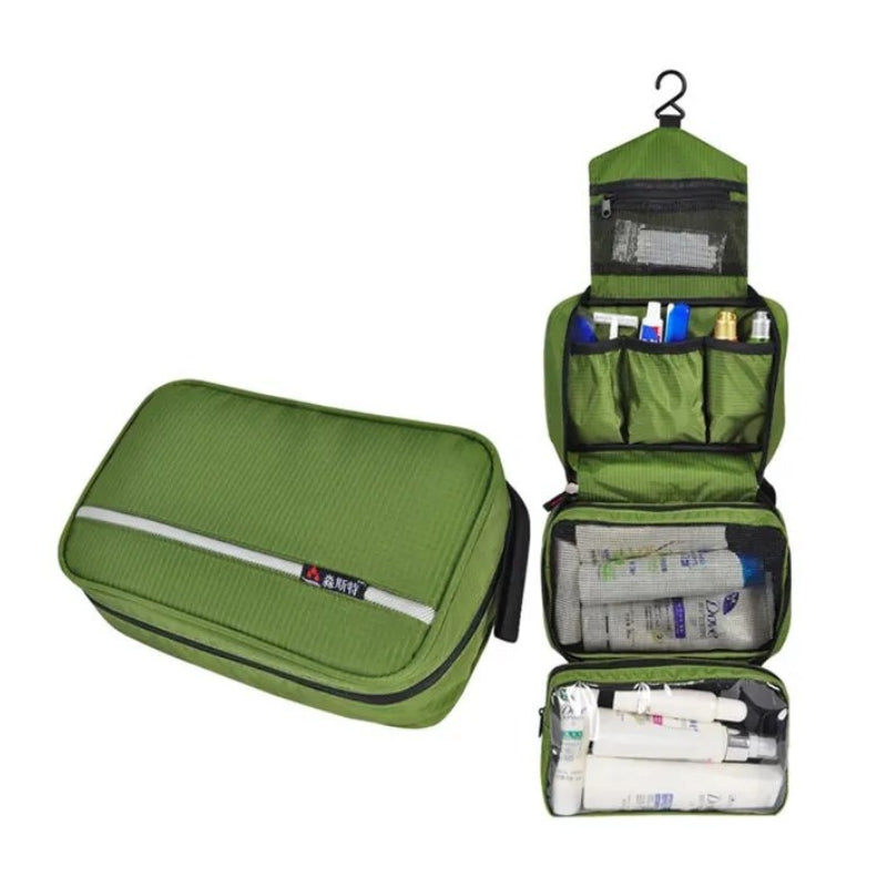 small travel toiletry bag for men - Green