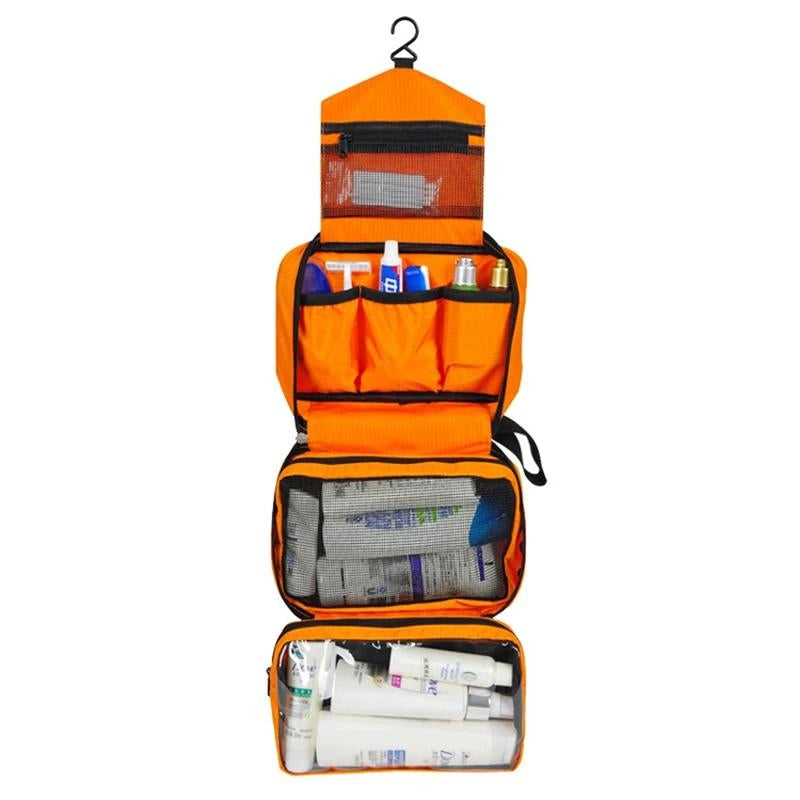 travel toiletry bag - Blue - Green - Fluorescent Green - Orange - Black