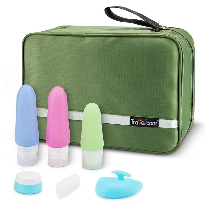 attachable toiletry bag - Blue - Green - Fluorescent Green - Orange - Black