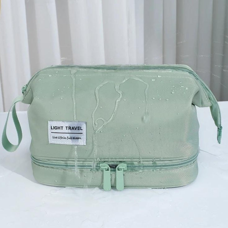large luxury toiletry bag for women - Blue - Black - Green