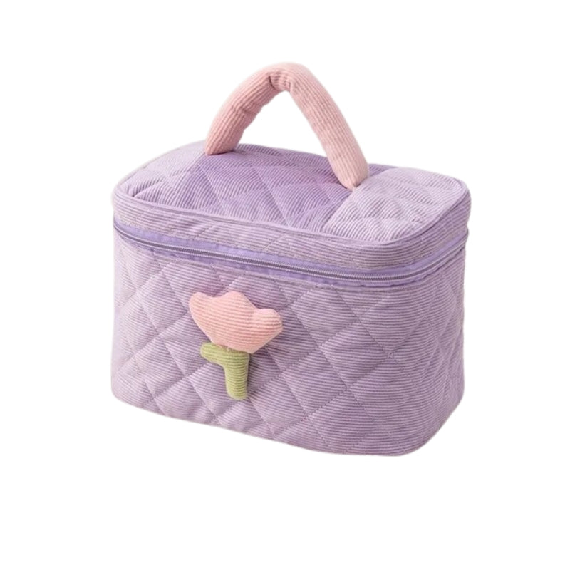 makeup pouch - Purple - L