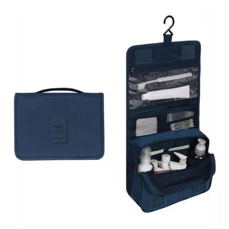 elegant women's toiletry bag - Plain Blue